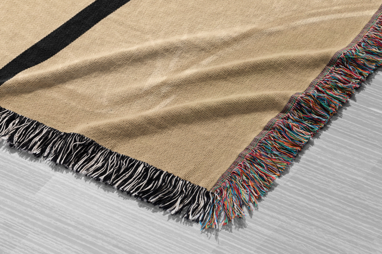 African Cultural Theme Blanket | African Tribal Huntress Art Throw Blanket – Boho Tapestry Blanket, Colorful Woven Blanket Gift | Cultural Theme Woven Throw